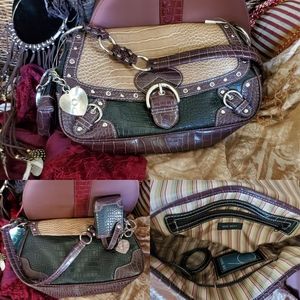 ♡ Nine West Baguette Bag Purse ♡